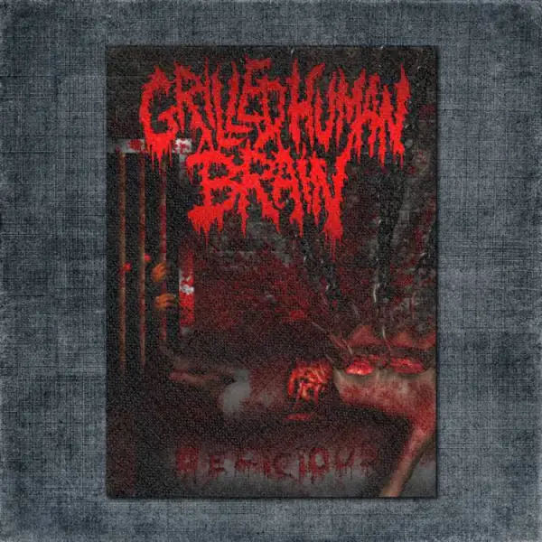 Grilled Human Brain Back Patch, Grilled Human Brain - Delicious Big Back Patch