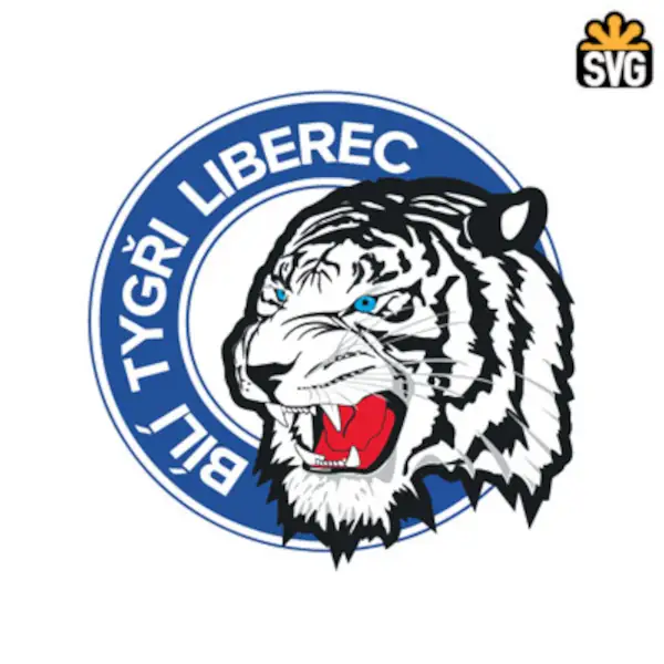HC Bílí Tygři Liberec Logo SVG Digital Download, HC Bílí Tygři Liberec Logo SVG Vector Download File