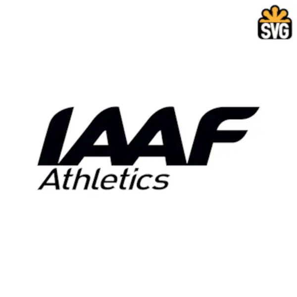 IAAF Logo SVG Digital Download, IAAF Logo SVG Vector Download File
