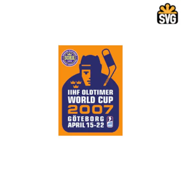 IIHF Oldtimers World Cup 2007 Logo SVG Digital Download, IIHF Oldtimers World Cup 2007 Logo SVG Vector Download File