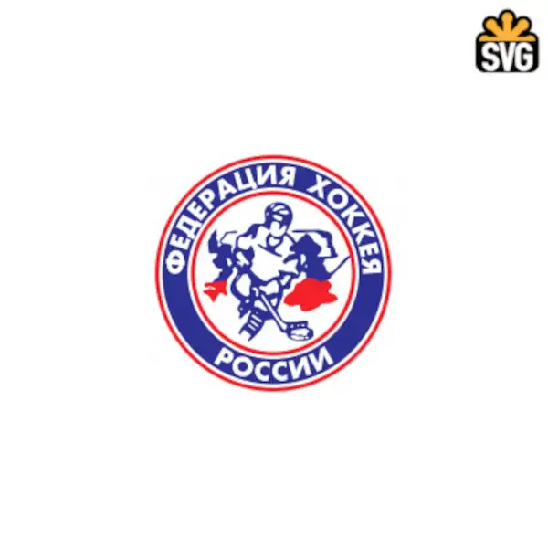 Ice Hockey Federation of Russia Logo SVG Digital Download, Ice Hockey Federation of Russia Logo SVG Vector Download File