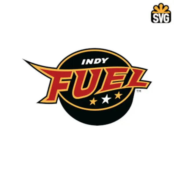 Indy Fuel Hockey Logo SVG Digital Download, Indy Fuel Hockey Logo SVG Vector Download File