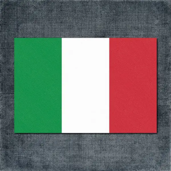 Italy Flag Back Patch, Italy National Flag Big Back Patch