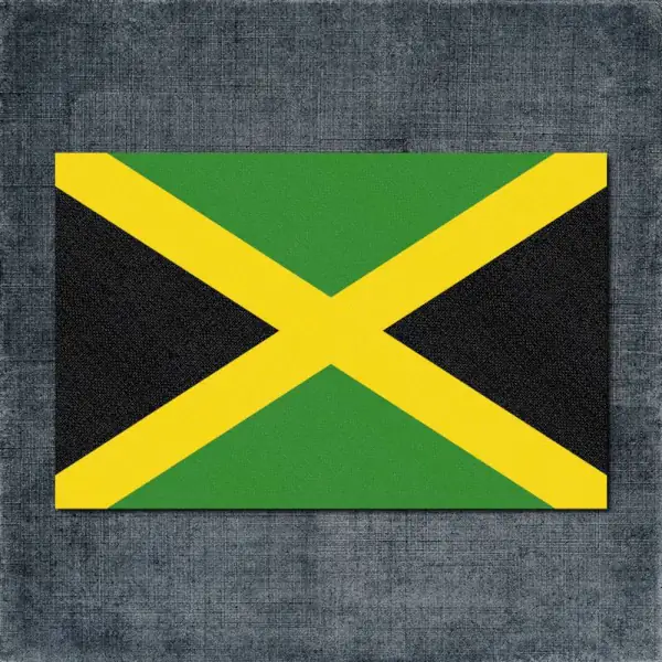 Jamaica Flag Back Patch, Jamaica National Flag Big Back Patch