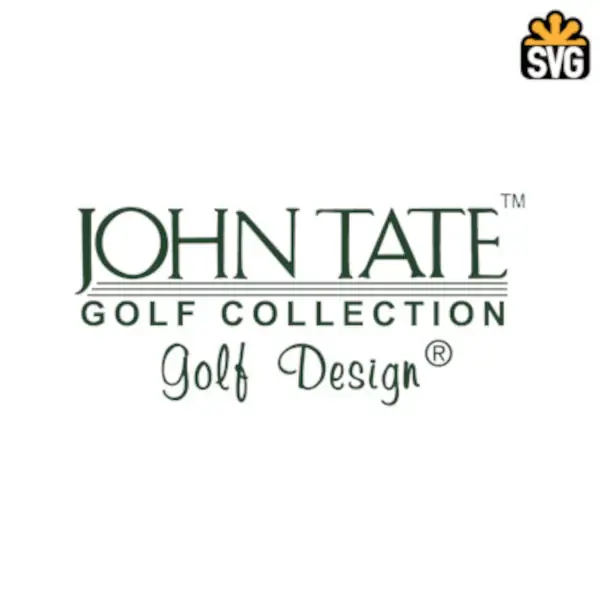 John Tate Golf Collection Logo SVG Digital Download, John Tate Golf Collection Logo SVG Vector Download File