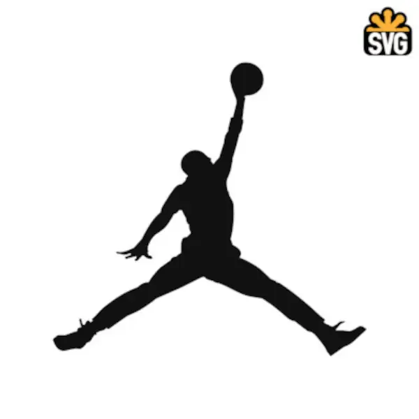 Jumpman Logo SVG Digital Download, Jumpman Logo SVG Vector Download File