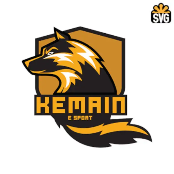 Kemain Esport Logo SVG Digital Download, Kemain Esport Logo SVG Vector Download File