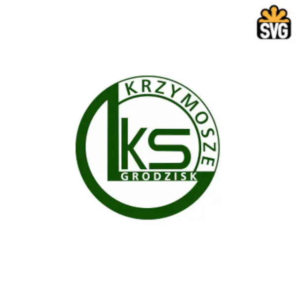 LKS Grodzisk Krzymosze Logo SVG Digital Download, LKS Grodzisk Krzymosze Logo SVG Vector Download File