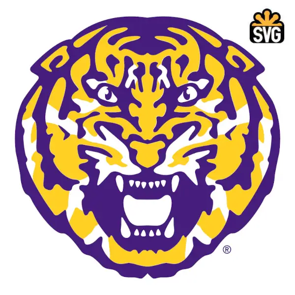 LSU Tigers Logo SVG Vector Download File