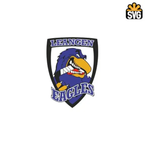 Leangen Eagles Logo SVG Digital Download, Leangen Eagles Logo SVG Vector Download File