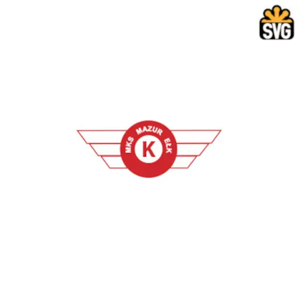 MKS Mazur Ełk Logo SVG Digital Download, MKS Mazur Ełk Logo SVG Vector Download File