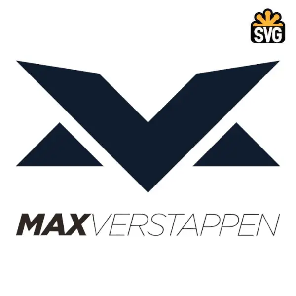 Max Verstappen Logo SVG Vector Download File