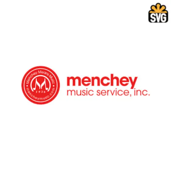 Menchey Music Service Logo SVG Digital Download, Menchey Music Service Logo SVG Vector Download File