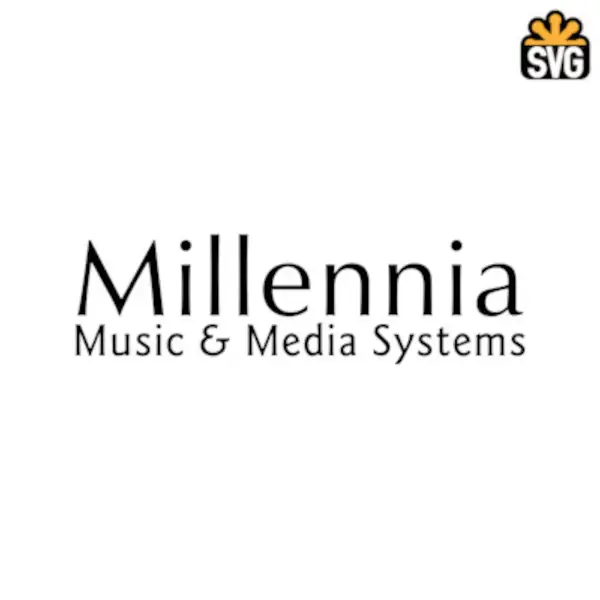 Millennia Music & Media Systems Logo SVG Digital Download, Millennia Music & Media Systems Logo SVG Vector Download File