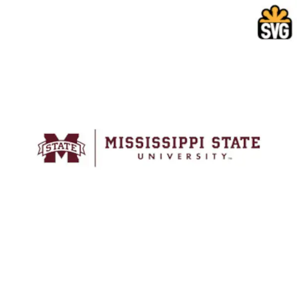 Mississippi State University Logo SVG Digital Download, Mississippi State University Logo SVG Vector Download File