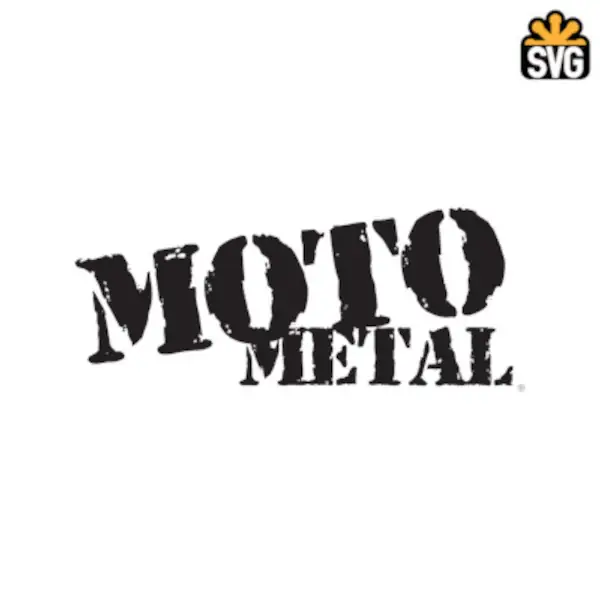 Moto Metal Wheels Logo SVG Digital Download, Moto Metal Wheels Logo SVG Vector Download File