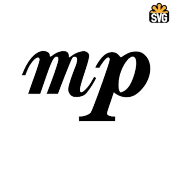 Music mezzo piano Logo SVG Digital Download, Music mezzo piano Logo SVG Vector Download File