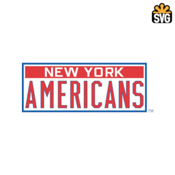 New York Americans Logo SVG Digital Download, New York Americans Logo SVG Vector Download File
