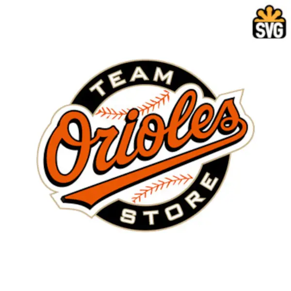 Orioles Team Store Logo SVG Digital Download, Orioles Team Store Logo SVG Vector Download File