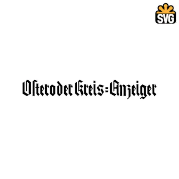 Osteroder Kreis Logo SVG Digital Download, Osteroder Kreis Logo SVG Vector Download File