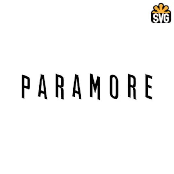 Paramore Logo SVG Digital Download, Paramore Logo SVG Vector Download File