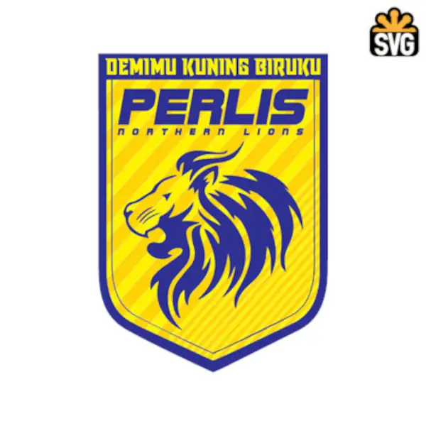 Perlis Northern Lions Logo SVG Digital Download, Perlis Northern Lions Logo SVG Vector Download File