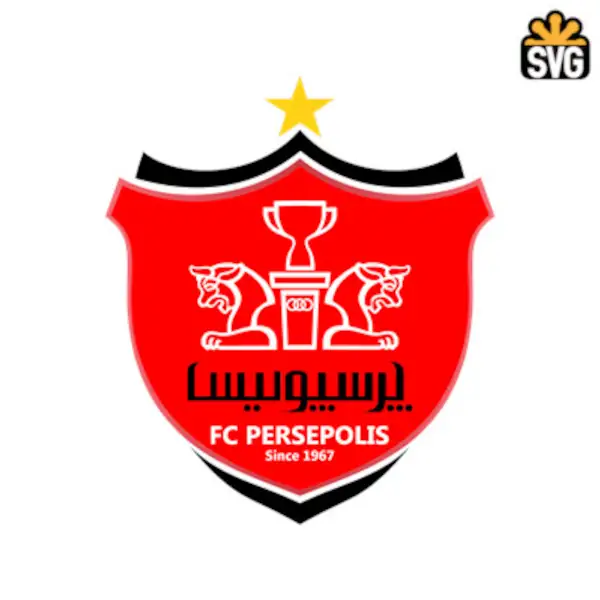 Persepolis FC Logo SVG Digital Download, Persepolis FC Logo SVG Vector Download File