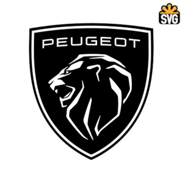 Peugeot 2021 Logo SVG Digital Download, Peugeot 2021 Logo SVG Vector Download File