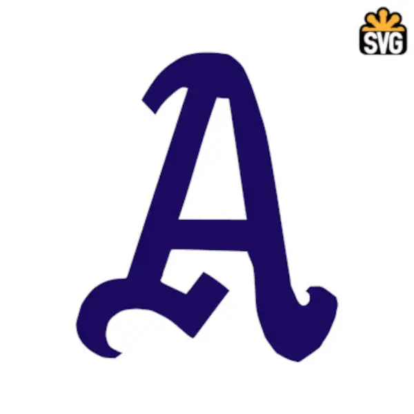 Philadelphia Athletics Cap Insignia Logo SVG Digital Download, Philadelphia Athletics Cap Insignia Logo SVG Vector Download File