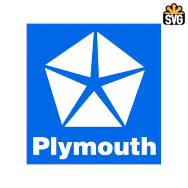 Plymouth 1980 Logo SVG Digital Download, Plymouth 1980 Logo SVG Vector Download File