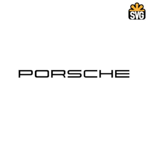 Porsche Logo SVG Digital Download, Porsche Logo SVG Vector Download File