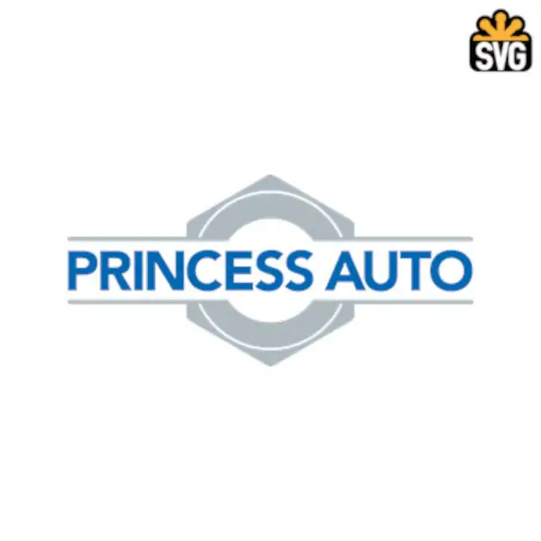 Princess Auto Logo SVG Digital Download, Princess Auto Logo SVG Vector Download File