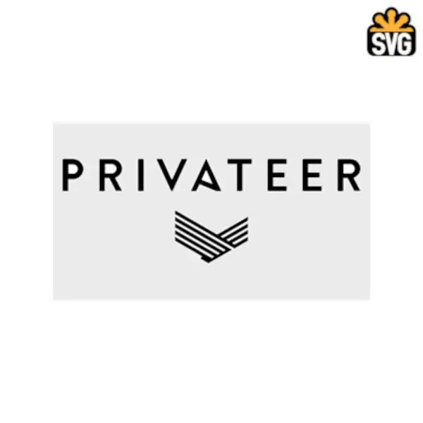 Privateer Logo SVG Digital Download, Privateer Logo SVG Vector Download File