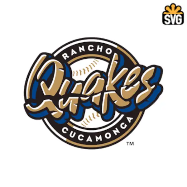 Rancho Cucamonga Quakes Logo SVG Digital Download, Rancho Cucamonga Quakes Logo SVG Vector Download File