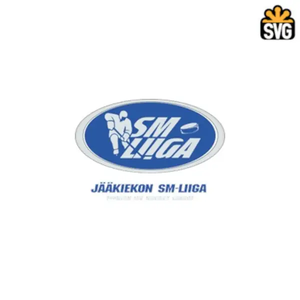 SM-Liiga Logo SVG Digital Download, SM-Liiga v2 Logo SVG Vector Download File