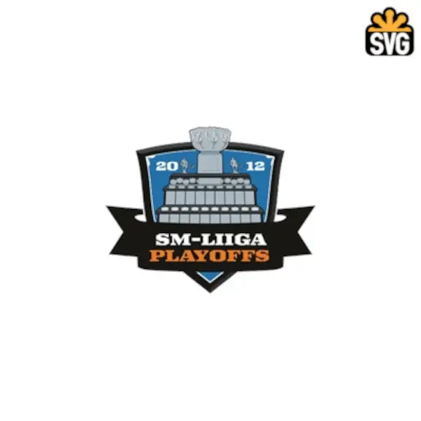 SM-Liiga Playoffs 2012 Logo SVG Digital Download, SM-Liiga Playoffs 2012 Logo SVG Vector Download File