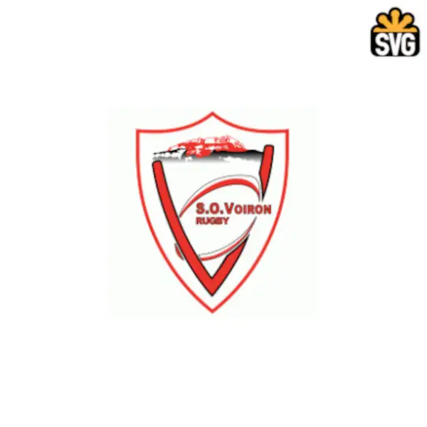 SO Voiron Logo SVG Digital Download, SO Voiron Logo SVG Vector Download File