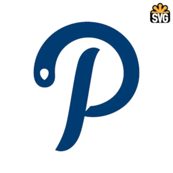 Saint Peter's Peacocks Logo SVG Digital Download, Saint Peter's Peacocks v4 Logo SVG Vector Download File