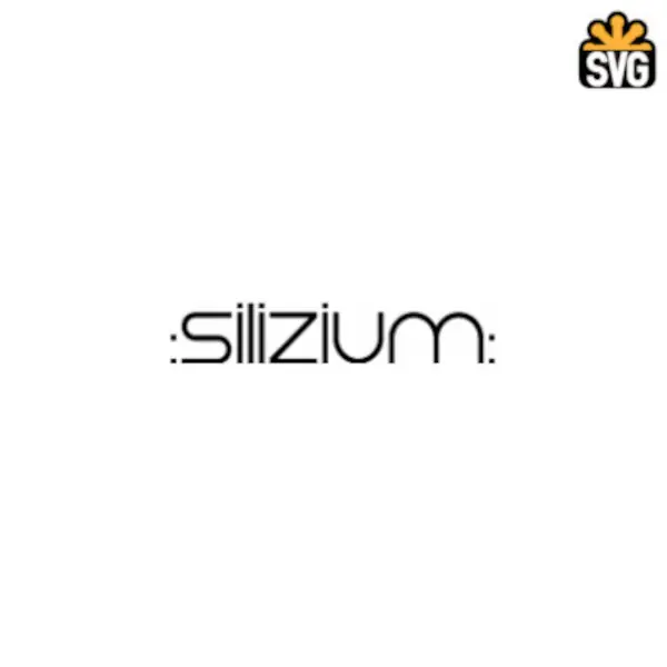 Silizium Logo SVG Digital Download, Silizium Logo SVG Vector Download File