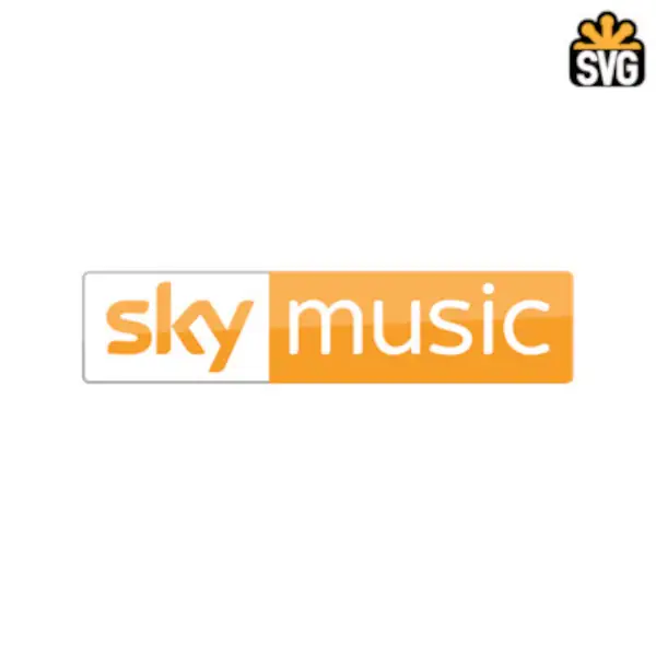 Sky Music Logo SVG Digital Download, Sky Music Logo SVG Vector Download File