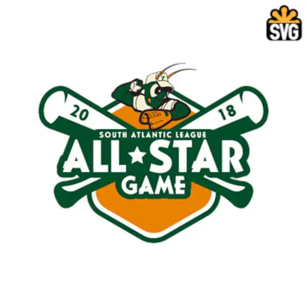 South Atlantic League All-Star Game Logo SVG Digital Download, South Atlantic League All-Star Game Logo SVG Vector Download File