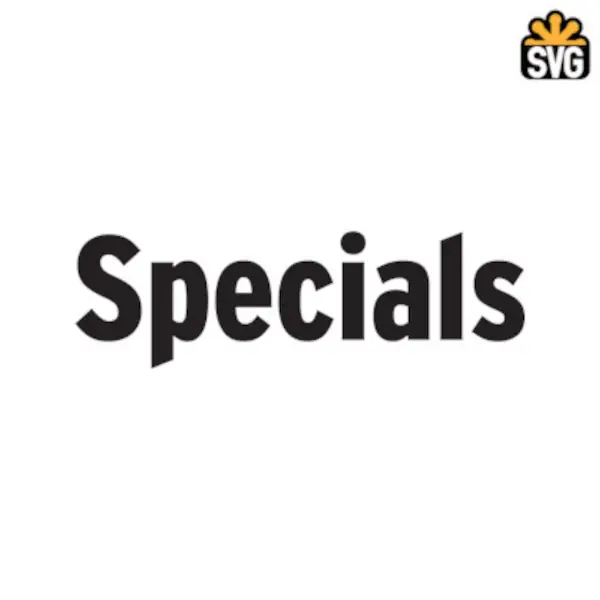 Specials Radio Logo SVG Digital Download, Specials Radio Logo SVG Vector Download File