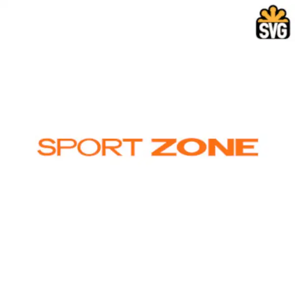 Sport Zone Logo SVG Digital Download, Sport Zone Logo SVG Vector Download File