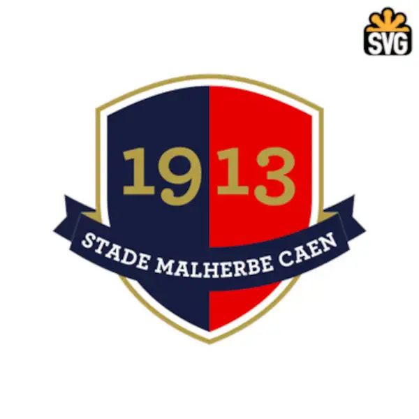 Stade Malherbe Caen Logo SVG Digital Download, Stade Malherbe Caen Logo SVG Vector Download File