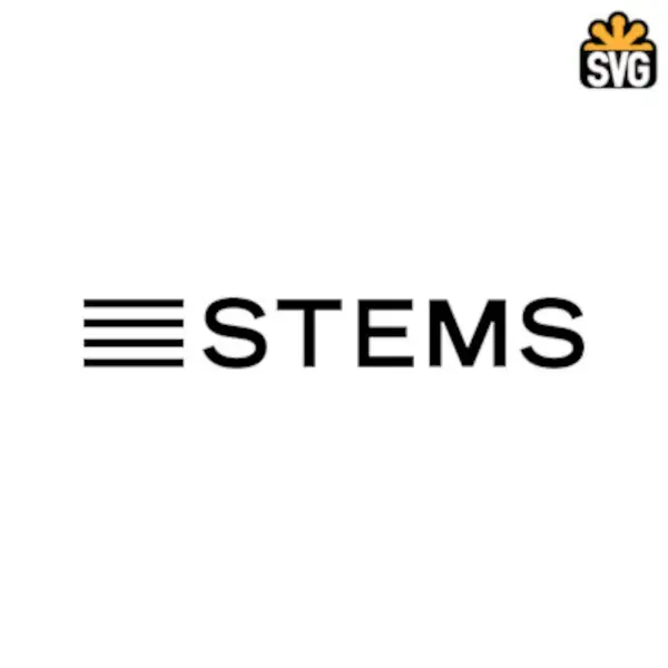 Stems Music Logo SVG Digital Download, Stems Music Logo SVG Vector Download File