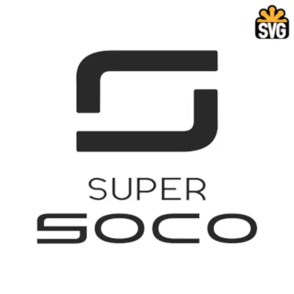 Super Soco Logo SVG Digital Download, Super Soco Logo SVG Vector Download File