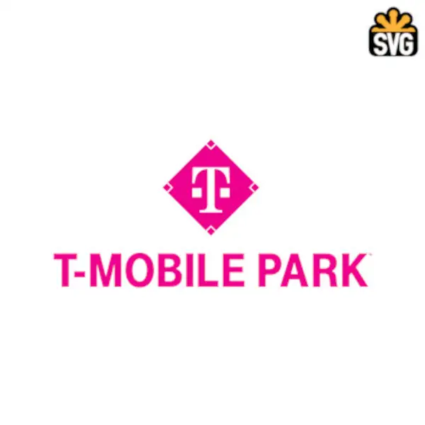 T-Mobile Park Logo SVG Digital Download, T-Mobile Park Logo SVG Vector Download File