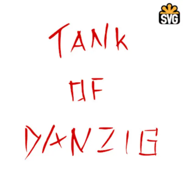 Tank of Danzig Logo SVG Digital Download, Tank of Danzig Logo SVG Vector Download File