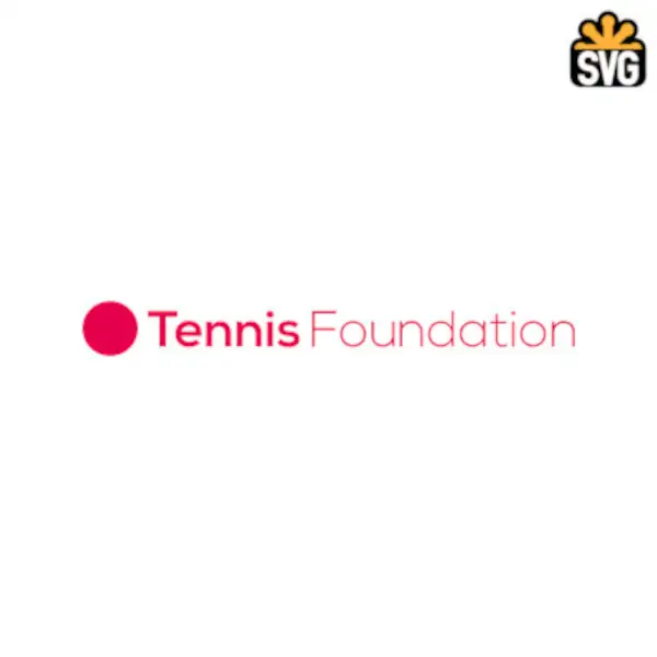 Tennis Foundation Logo SVG Digital Download, Tennis Foundation Logo SVG Vector Download File