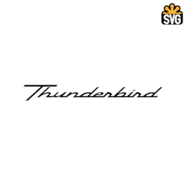 Thunderbird Logo SVG Digital Download, Thunderbird Logo SVG Vector Download File